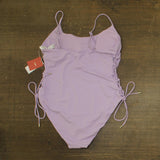 Andie Elba Strap Scoop Neck One-Piece Swimsuit AO569 Lively Purple XL