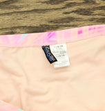 Salt + Cove Trendy Plus Size Tie-Dye Side-Tab Bikini Bottom Wave Pink Multi 1X