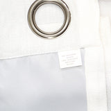 Max Blackout Grommet Blackout Single Curtain Panel Ivory Off White 50x120