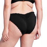 Shade & Shore Womens Ruffle Cheeky Bikini Bottom 89198816