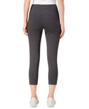 Style & Co Knit Stretch Yoga Tummy-Control Leggings Charcoal Heather Gray M