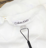 Calvin Klein Womens Sleeveless High Neck Suiting Blouse SFBTH79A White XL