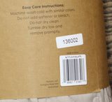 Noble Linens 3-Piece Set with Floral Stitching Latte Brown King / Cal King