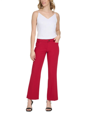 Calvin Klein Petites Modern Fit Tapered Leg Dress Pants Cranberry Red Biggybargains Calvin Klein Petites Modern Fit Tapered Leg Dress Pants Cranberry Red Biggybargains