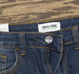 Ring Of Fire Boys Chase Moto Denim Slim Jeans RBB0931 Dusk Wash Blue 16