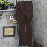 DG2 by Diane Gilman Stretch Knit Pull On Ponte Pants Espresso Snake Brown M Tall