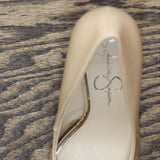 Jessica Simpson Womens Parisah Platform Pump Heels Shoes Sand Dune Brown 8.5M