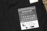 Haggar Comfort Straight-Fit 4-Way Stretch Wrinkle-Free Flat-Front Dress Pants