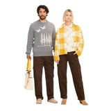 Woolrich X TGT Adult Mid-Rise Slouchy Cargo Twill Pants Drawstring Brown M