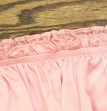 Bar III Smocked Off-the-Shoulder Ruffled Blouse Top 100143301 Cupid Blush Pink M