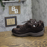 Easy Spirit Romy Womens Walking Easy On Lace Shoes Sneakers Dark Brown 8N