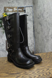 Wild Fable Womens Rebel Tall Moto Buckle Boots 90366583 Black 5.5M