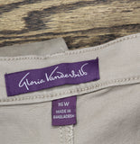 Gloria Vanderbilt Amanda High Rise Straight Leg Jeans Hazelnut Brown 16W