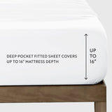 Home Collection 6-Piece Solid Microfiber Bed Sheet Set Ivory Off White Full