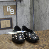 A New Day Sammie Studded Ballet Flats 94462300 Black / Silver 7M