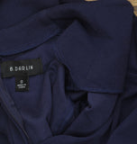 B. Darlin Juniors Short Sleeve Mockneck Mini Dress 45UAP84 Navy Blue 0