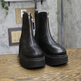 Wild Fable Honor Ankle Combat Platform Boots 94642926 Black 8M