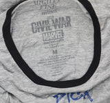 Mighty Fine Juniors Marvel The Avengers Graphic T-Shirt Tee Gray M