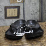 Shade & Shore Womens Traci Footbed Sandals 89258298 Black 8M