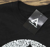 La Pop Art Big Boys Word Art Graphic Long Sleeve T-shirt Black M