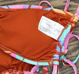 Salt + Cove Juniors Sweetheart Bikini Swim Top 807140 Pink Multi XL