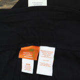 Hearts Of Palm Womens Plus Solid Tech Stretch Pull-On Capri Pants Black 18W