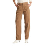 Universal Thread Womens High-Rise Curved Leg Chino Pants 91008177 Tan Brown 14