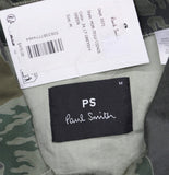 PS Paul Smith Button Down Mountain Print Field Jacket Light Greyish Green M