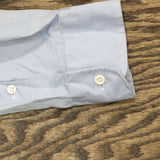 Kirkland Signature Oxford Button Up Cotton Dress Shirt Light Blue 17 1/2 33