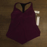 Magicsuit Womens Solid Taylor Soft Cup Tankini Top Swim 6006052 Jam Purple 12