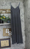A New Day Womens Pleated Midi Sweater Dress 94331199 Charcoal Gray L