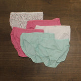 Hanes Women's 6-Pack Cotton Hi-Cut Panty 14351173 Assorted Blue L