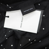 Who What Wear Women's Polka Dot Long Sleeve Tiered Flowy Dress WD-783