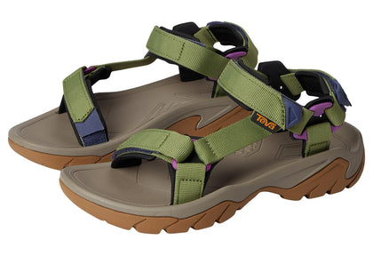 Teva 5 Universal Sport Adjustable Strappy Terrain Sandals Iguana Green Multi 10M
