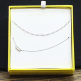 Kendra Scott Chain Pendant Necklace Gift Set 2 Pack Silver Gray / White 19"