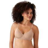Wacoal Womens Simply Done Seamless Wire Free T-Shirt Bra Beige Brown 38DDD