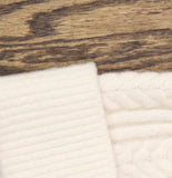 Style & Co. Womens Solid Cable Knit Beanie with Pom SC1542501 Ivory Off White