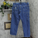 Lee LEE Men's Dungarees Losse-Fit Carpenter Jean A0049 Retro Stone Blue 38x30