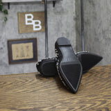 A New Day Womens Satin Rhinestone Pointed Toe Flats Black 6M