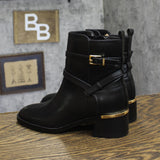 Calvin Klein Jasen Block Heel Bootie KCJASEN Black 6.5M