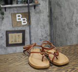 Universal Thread Womens Elizabeth Ankle Strap Sandals 93653822 Cognac Brown 7M