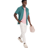 All In Motion Mens Everyday Woven Shirt 89432482 Teal Green S