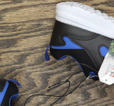 Avalanche Boys Lace Up Low Top Sneakers Black / Blue 13