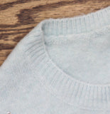 A New Day Long Sleeve Rhinestone Button-Down Cardigan Sweater Light Blue L
