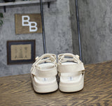 Steve Madden Womens Mona Sandal Stay Put Slingback Bone Leather Off White 9M