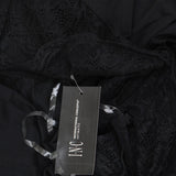 INC International Concepts Womens Lace Long Nightgown 100059837MS Black 2XL