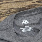 Majestic Mens MLB Tampa Bay Rays Graphic T-Shirt Tee 734243 Gray L