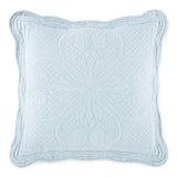 Hudson & Main Reversible Audrey Square Throw Pillow Aqua Blue 16"