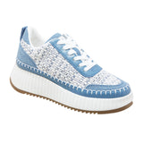 Universal Thread Persephone Sneakers with Memory Foam Insole Blue Denim 6.5M