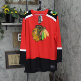 NHL Mens Hockey Chicago Blackhawks Kane #88 Jersey 1664e5e6e189f5 Red / Black L